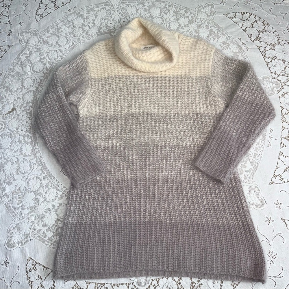 Wool Jones New York Woman's‎ Angora Lambswool Ombré Tunic Sweater Size Medium